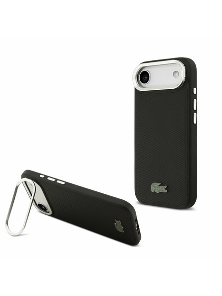 Lacoste Lacoste Iconic Petit Pique Camera Stand MagSafe Zadní Kryt pro iPhone Air Black