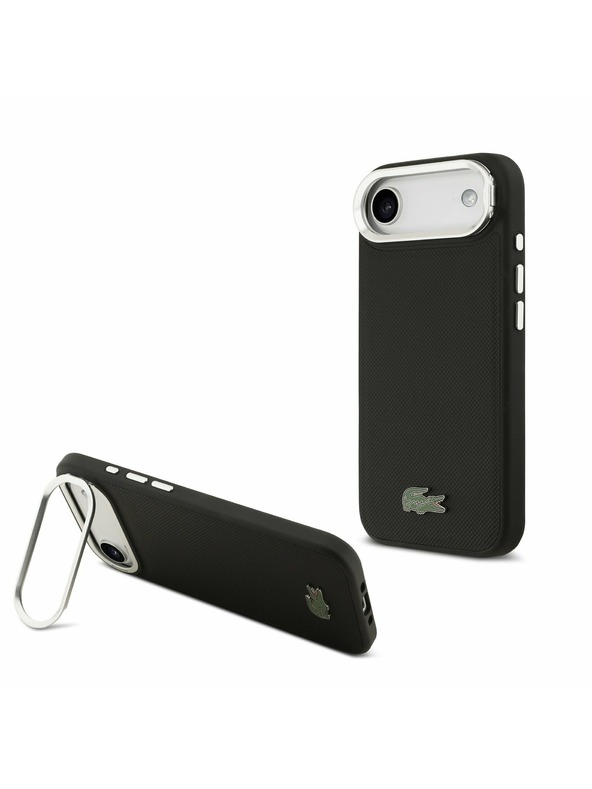 Lacoste Lacoste Iconic Petit Pique Camera Stand MagSafe Zadní Kryt pro iPhone Air Black