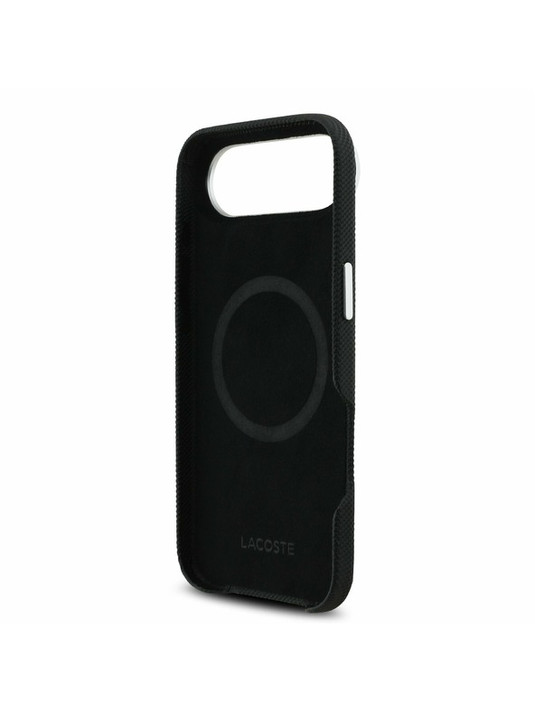 Lacoste Lacoste Iconic Petit Pique Metal Logo MagSafe Zadní Kryt pro iPhone Air Black