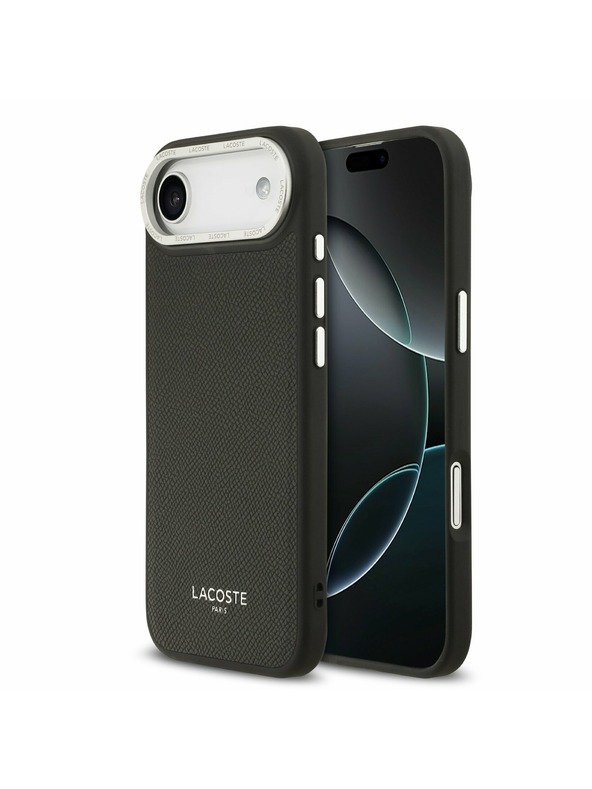 Lacoste Lacoste PU Leather Champs Elysees MagSafe Zadní Kryt pro iPhone Air Black