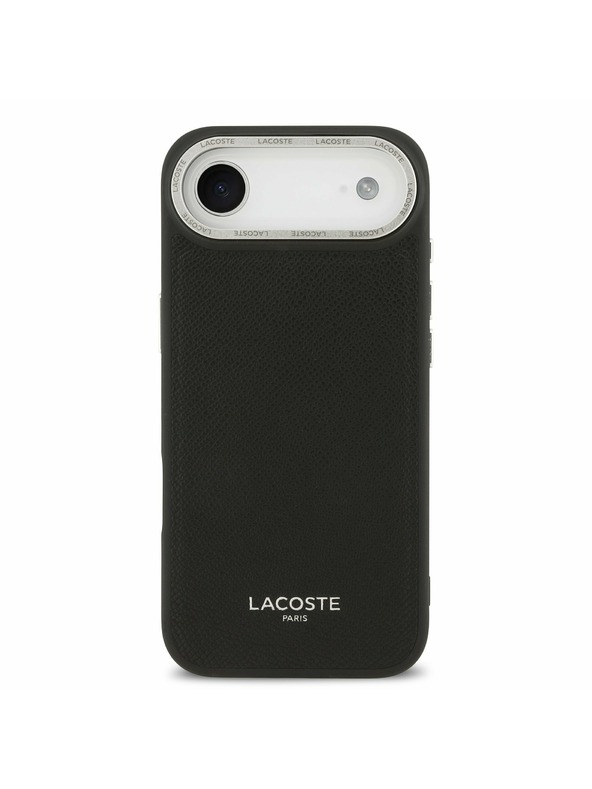 Lacoste Lacoste PU Leather Champs Elysees MagSafe Zadní Kryt pro iPhone Air Black