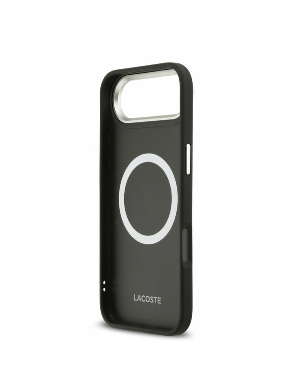 Lacoste Lacoste PU Leather Champs Elysees MagSafe Zadní Kryt pro iPhone Air Black