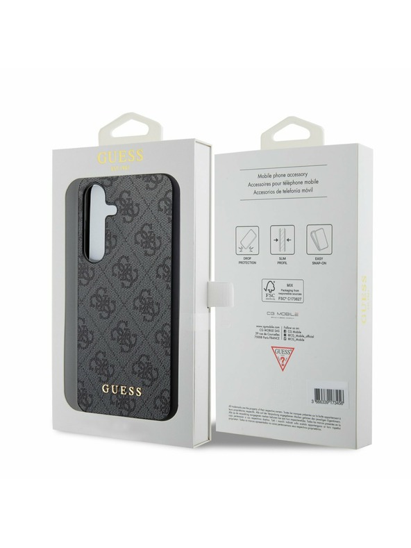 Guess Guess 4G Zadní Kryt pro Samsung Galaxy S24 Black