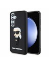 Karl Lagerfeld Karl Lagerfeld 3D Rubber Ikonik Zadní Kryt pro Samsung Galaxy S24 Black