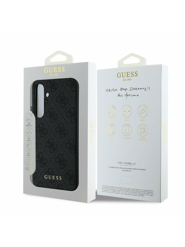 Guess Guess 4G Zadní Kryt pro Samsung Galaxy S24 FE Grey