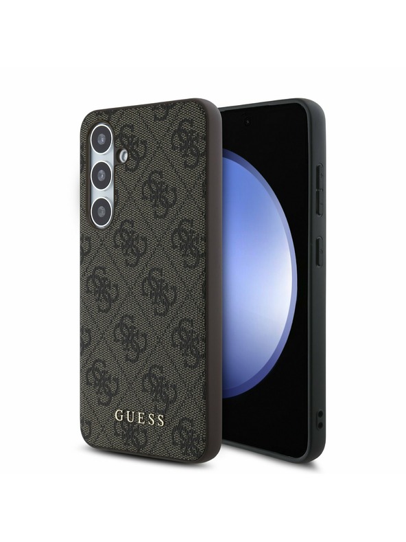 Guess Guess 4G Zadní Kryt pro Samsung Galaxy S24 FE Brown