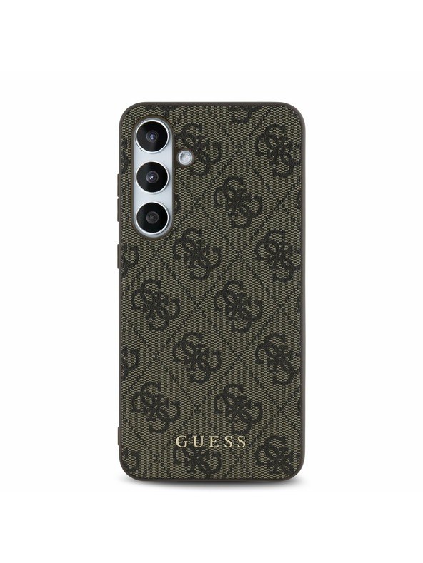 Guess Guess 4G Zadní Kryt pro Samsung Galaxy S24 FE Brown