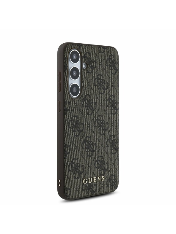 Guess Guess 4G Zadní Kryt pro Samsung Galaxy S24 FE Brown