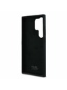 Karl Lagerfeld Karl Lagerfeld Liquid Silicone Metal Karl and Choupette Zadní Kryt pro Samsung Galaxy S24 Ultra Black