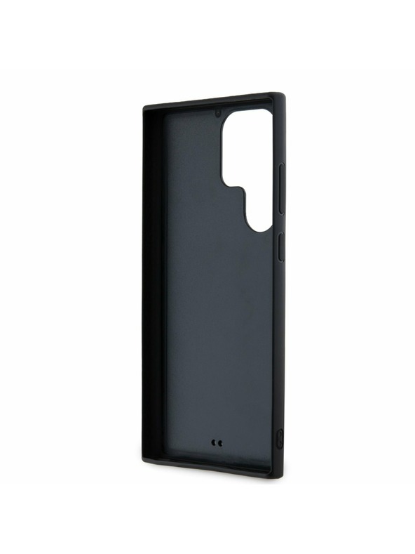 Karl Lagerfeld Karl Lagerfeld 3D Rubber Glitter Logo Zadní Kryt pro Samsung Galaxy S24 Ultra Black