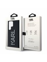 Karl Lagerfeld Karl Lagerfeld 3D Rubber Glitter Logo Zadní Kryt pro Samsung Galaxy S24 Ultra Black