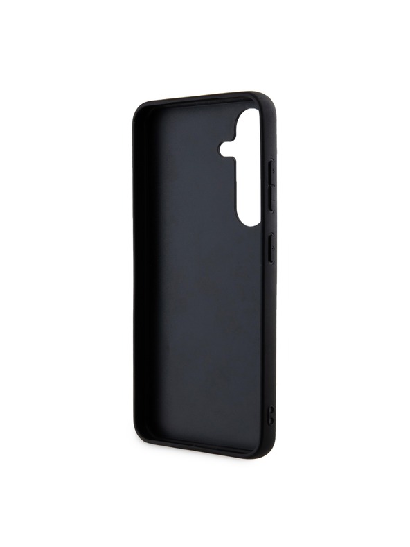 Guess Guess PU 4G Metal Logo Zadní Kryt pro Samsung Galaxy S24+ Grey