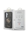 Guess Guess PU 4G Metal Logo Zadní Kryt pro Samsung Galaxy S24+ Grey