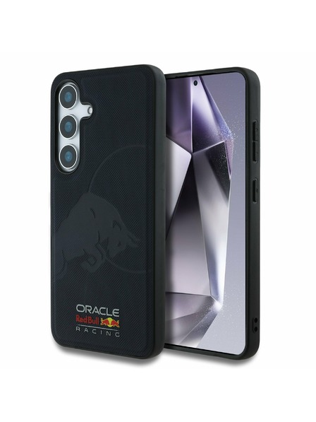 Red Bull Red Bull Leather Meshed Debossed Logo MagSafe Zadní Kryt pro Samsung Galaxy S25 Navy