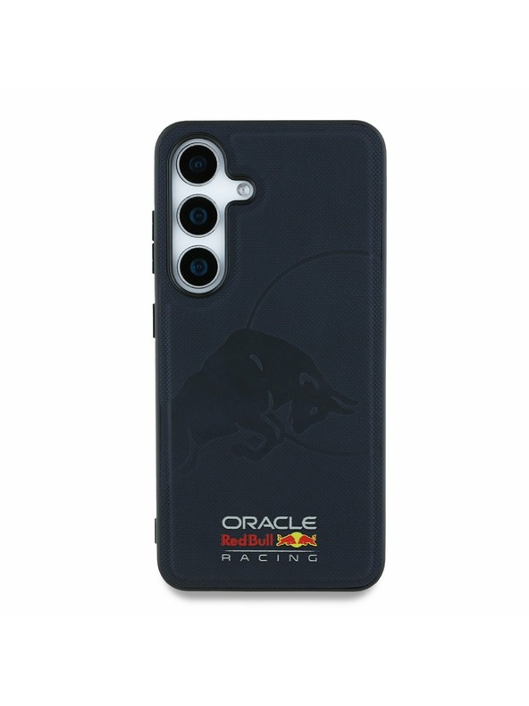 Red Bull Red Bull Leather Meshed Debossed Logo MagSafe Zadní Kryt pro Samsung Galaxy S25 Navy