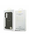 Guess Guess PU Leather 4G Colored Ring MagSafe Zadní Kryt pro Samsung Galaxy S25 FE Black