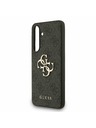 Guess Guess PU 4G Metal Logo Zadní Kryt pro Samsung Galaxy S25 FE Grey