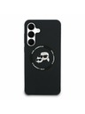 Karl Lagerfeld Karl Lagerfeld Liquid Silicone K&CH Heads MagSafe Zadní Kryt pro Samsung Galaxy S25 FE Black