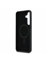 Karl Lagerfeld Karl Lagerfeld Liquid Silicone K&CH Heads MagSafe Zadní Kryt pro Samsung Galaxy S25 FE Black