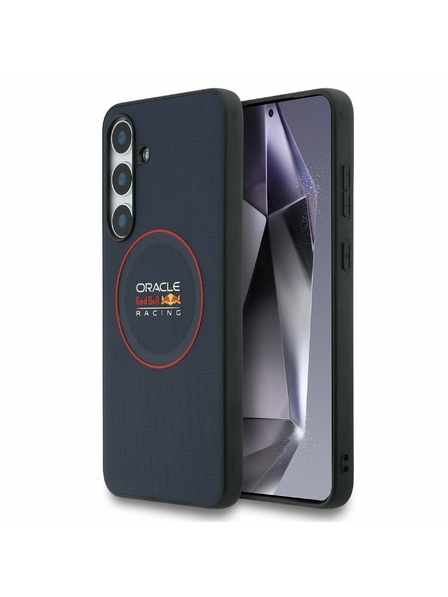 Red Bull Red Bull PU Leather Red Ring MagSafe Zadní Kryt pro Samsung Galaxy S25 FE Navy