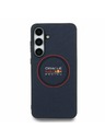 Red Bull Red Bull PU Leather Red Ring MagSafe Zadní Kryt pro Samsung Galaxy S25 FE Navy