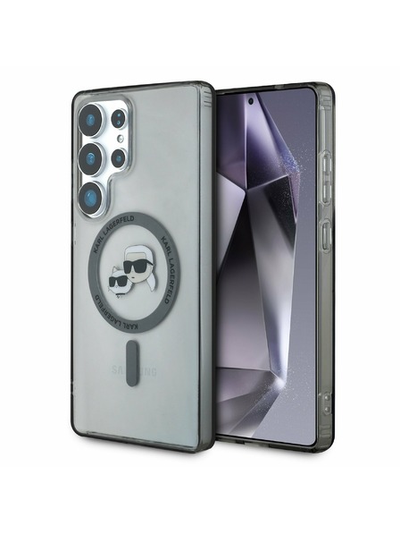 Karl Lagerfeld Karl Lagerfeld IML K&CH Heads MagSafe Zadní Kryt pro Samsung Galaxy S25 Ultra Black