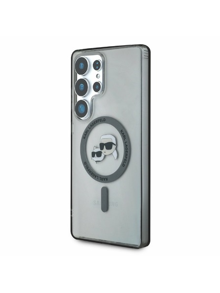 Karl Lagerfeld Karl Lagerfeld IML K&CH Heads MagSafe Zadní Kryt pro Samsung Galaxy S25 Ultra Black