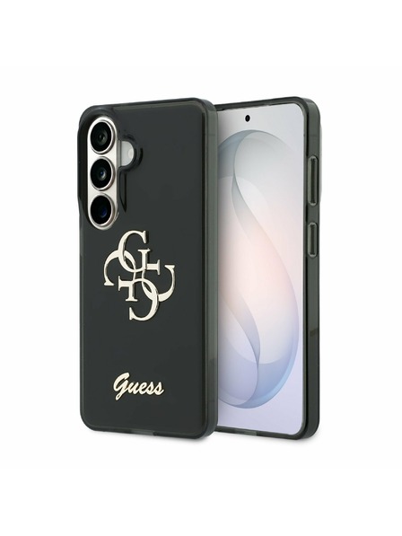 Guess Guess IML 4G Script Metal Logo Zadní Kryt pro Samsung Galaxy 26 Black
