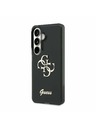 Guess Guess IML 4G Script Metal Logo Zadní Kryt pro Samsung Galaxy 26 Black