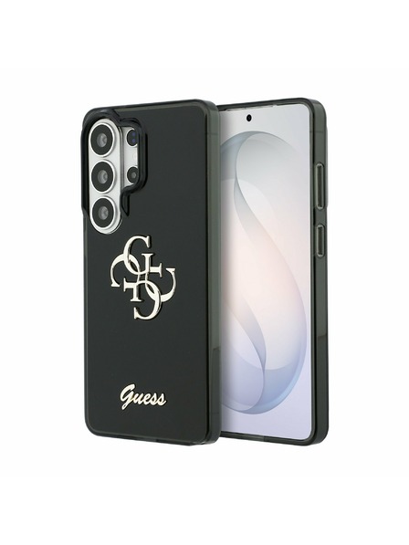 Guess Guess IML 4G Script Metal Logo Zadní Kryt pro Samsung Galaxy 26 Ultra Black