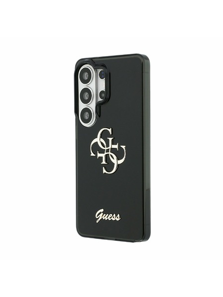 Guess Guess IML 4G Script Metal Logo Zadní Kryt pro Samsung Galaxy 26 Ultra Black