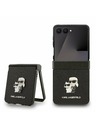 Karl Lagerfeld Karl Lagerfeld PU Saffiano Karl and Choupette Zadní Kryt pro Samsung Galaxy Z Flip 7 Black