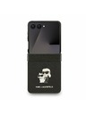 Karl Lagerfeld Karl Lagerfeld PU Saffiano Karl and Choupette Zadní Kryt pro Samsung Galaxy Z Flip 7 Black