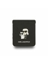 Karl Lagerfeld Karl Lagerfeld PU Saffiano Karl and Choupette Zadní Kryt pro Samsung Galaxy Z Flip 7 Black