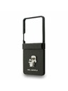 Karl Lagerfeld Karl Lagerfeld PU Saffiano Karl and Choupette Zadní Kryt pro Samsung Galaxy Z Flip 7 Black