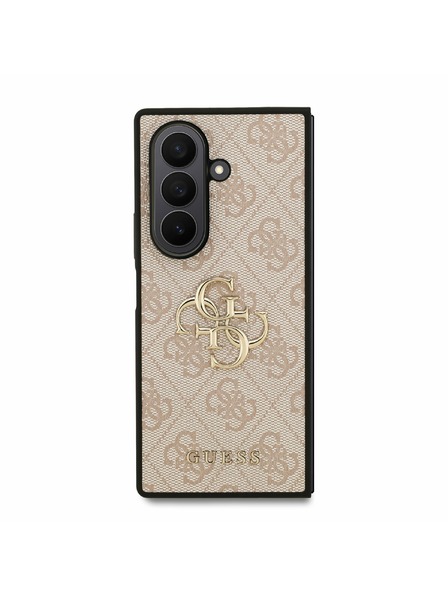Guess Guess PU 4G Metal Logo Zadní Kryt pro Samsung Galaxy Z Fold 7 Pink