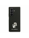 Karl Lagerfeld Karl Lagerfeld PU Saffiano Karl and Choupette Zadní Kryt pro Samsung Galaxy Z Fold 7 Black