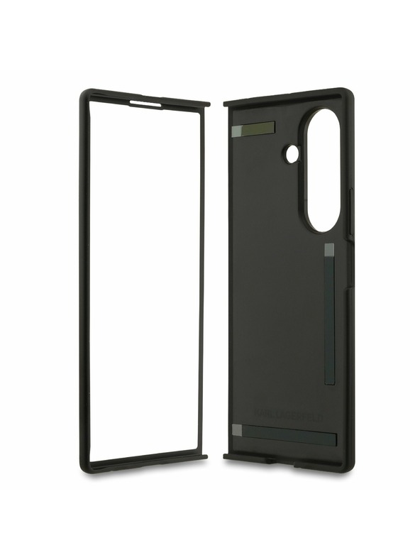 Karl Lagerfeld Karl Lagerfeld PU Saffiano Karl and Choupette Zadní Kryt pro Samsung Galaxy Z Fold 7 Black