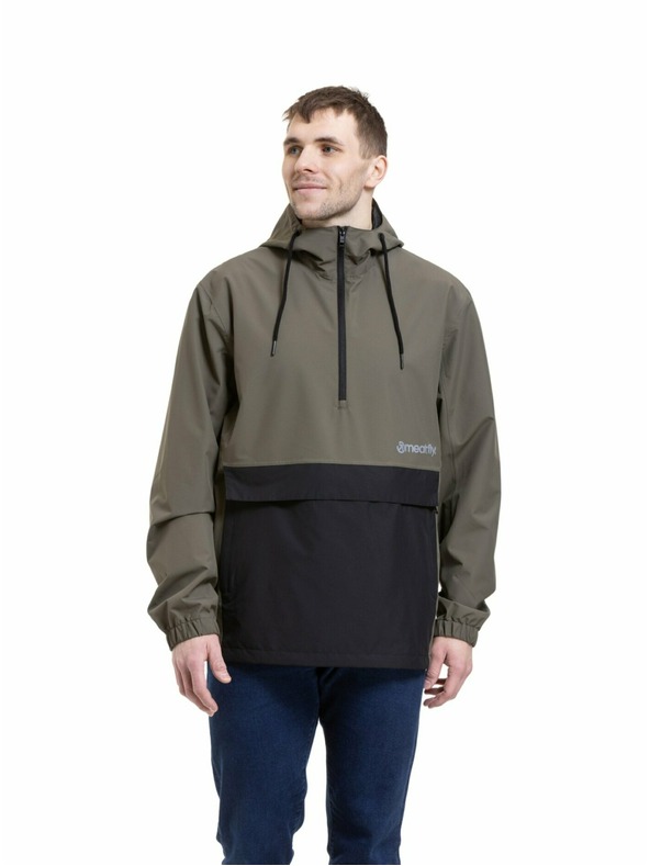 Meatfly Meatfly pánská street bunda Henry Dark Olive / Black