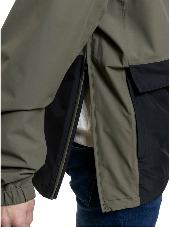 Meatfly Meatfly pánská street bunda Henry Dark Olive / Black