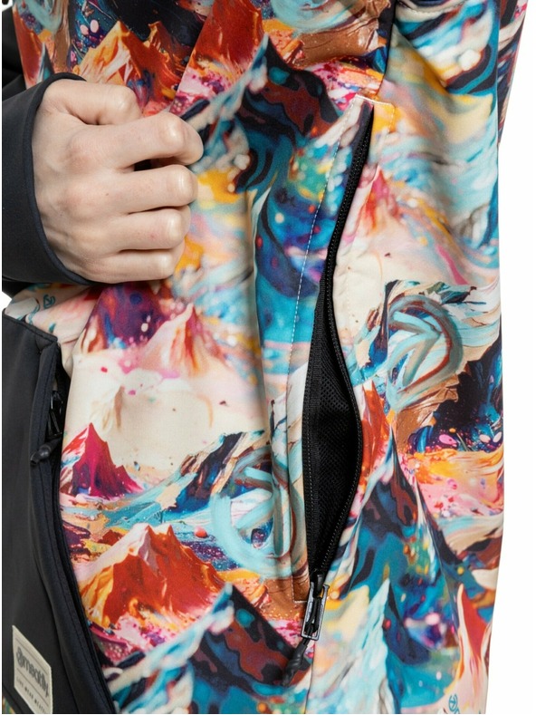 Meatfly Meatfly dámská street bunda Alita Mango Mountains / Black