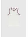 Moodo Bavlněný top bílý Moodo