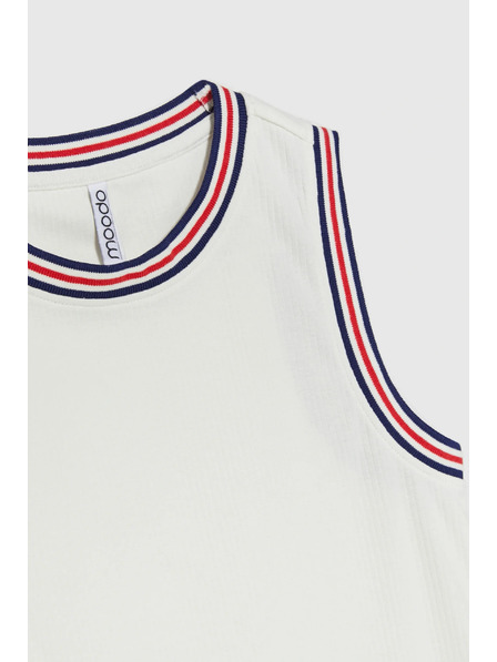 Moodo Bavlněný top bílý Moodo