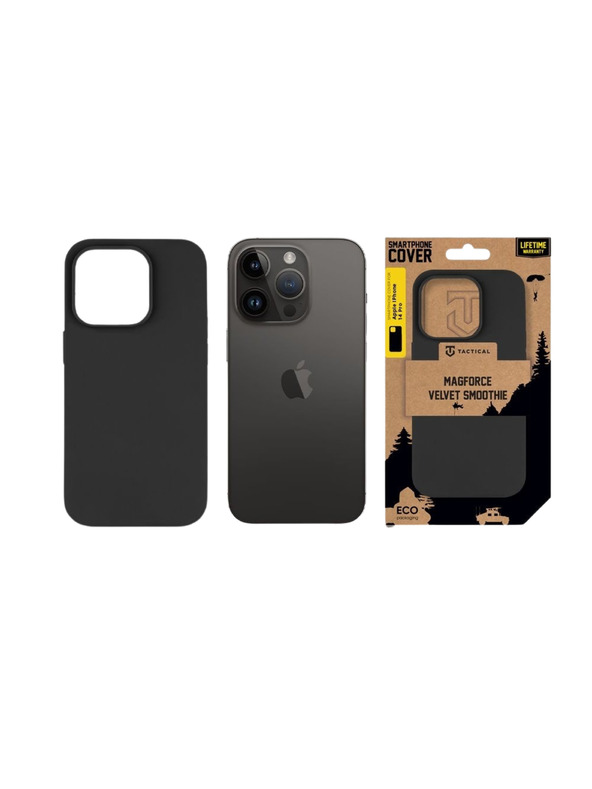 Tactical Tactical MagForce Velvet Smoothie Kryt pro Apple iPhone 14 Pro Asphalt