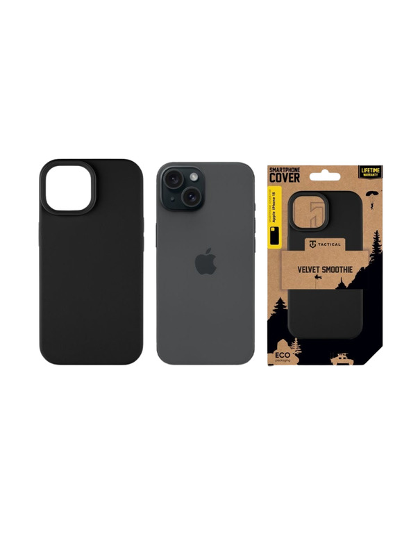 Tactical Tactical MagForce Velvet Smoothie Kryt pro Apple iPhone 15 Asphalt