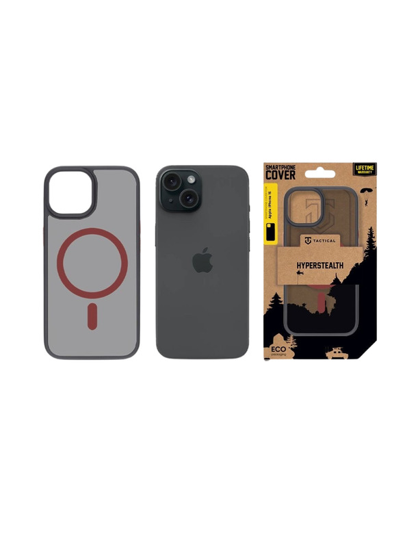 Tactical Tactical MagForce Hyperstealth 2.0 Kryt pro Apple iPhone 15 Black/Red