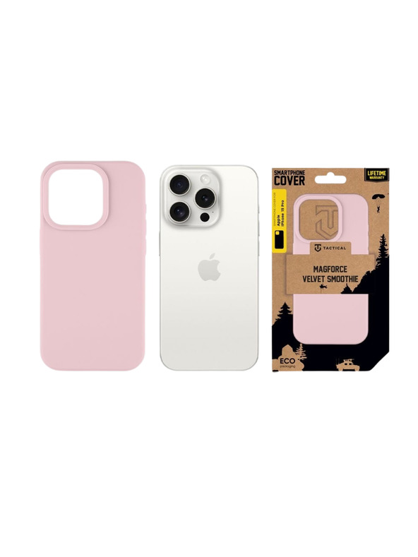Tactical Tactical MagForce Velvet Smoothie Kryt pro Apple iPhone 15 Pro Pink Panther