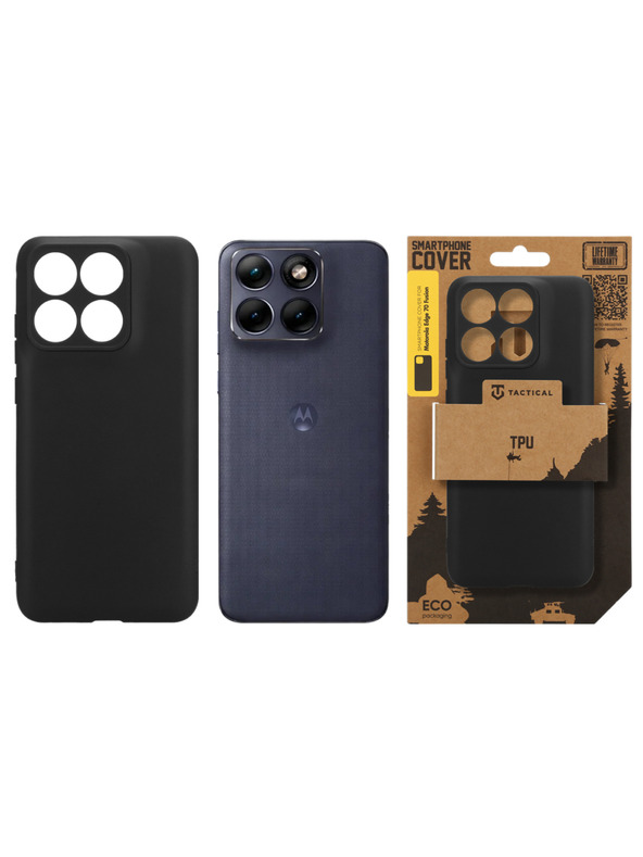 Tactical Tactical TPU Kryt pro Motorola Edge 70 Fusion Black