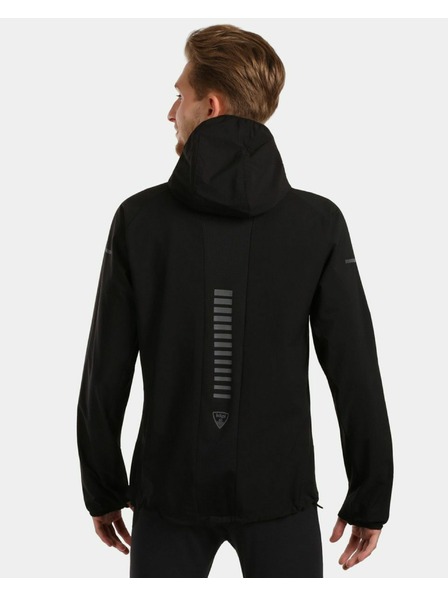 Kilpi Pánská nemembránová softshellová běžecká bunda Kilpi BALEO-M Černá