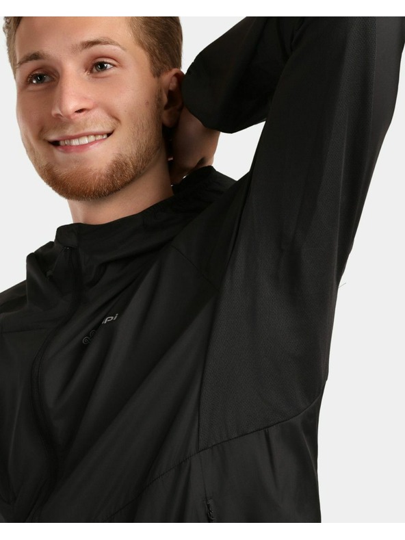 Kilpi Pánská lehká větruodolná bunda Kilpi ROSA-M Černá